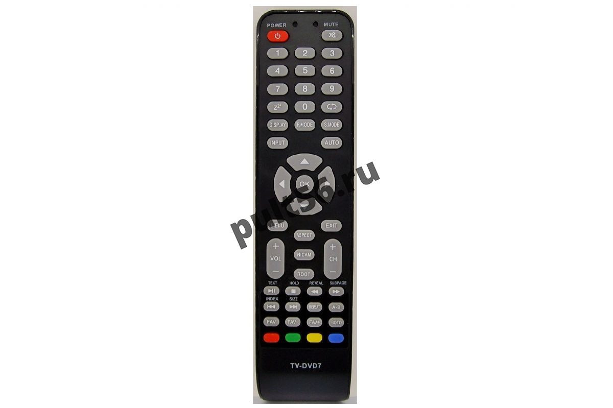 Пульт для SUPRA TV-DVD7 Пульт для SUPRA TV-DVD7