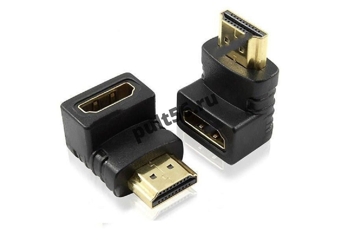 Переходник HDMI гнездо - штекер HDMI угловой SH-160 Переходник HDMI гнездо - штекер HDMI угловой SH-160