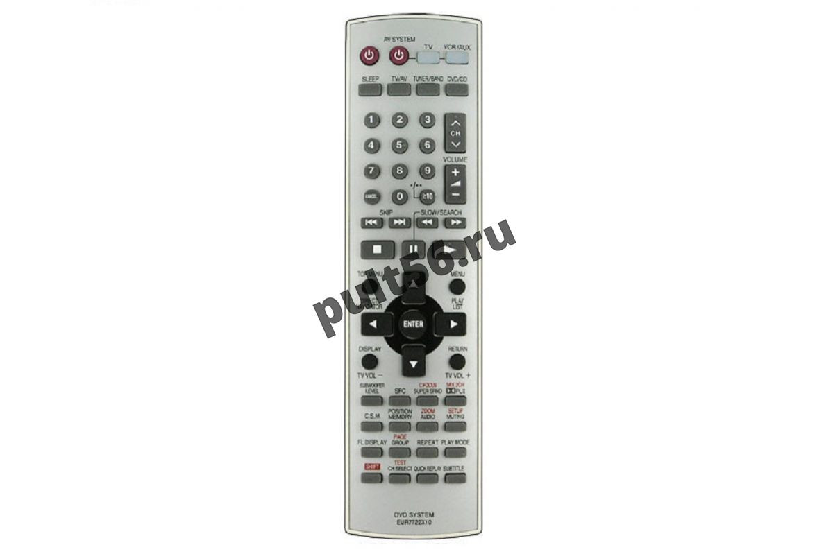 Пульт для PANASONIC EUR7722X10 Пульт для PANASONIC EUR7722X10